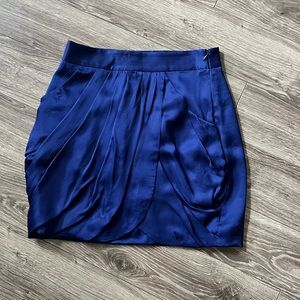 Club Monaco silk mini skirt